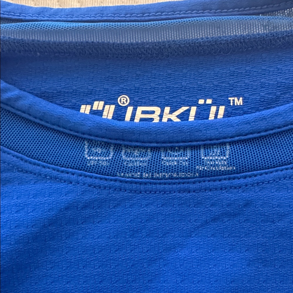 IBKUL Royal Blue Activewear Top - Picture 6 of 6